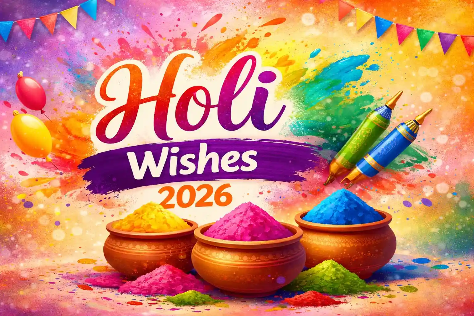 Holi wishes 2026
