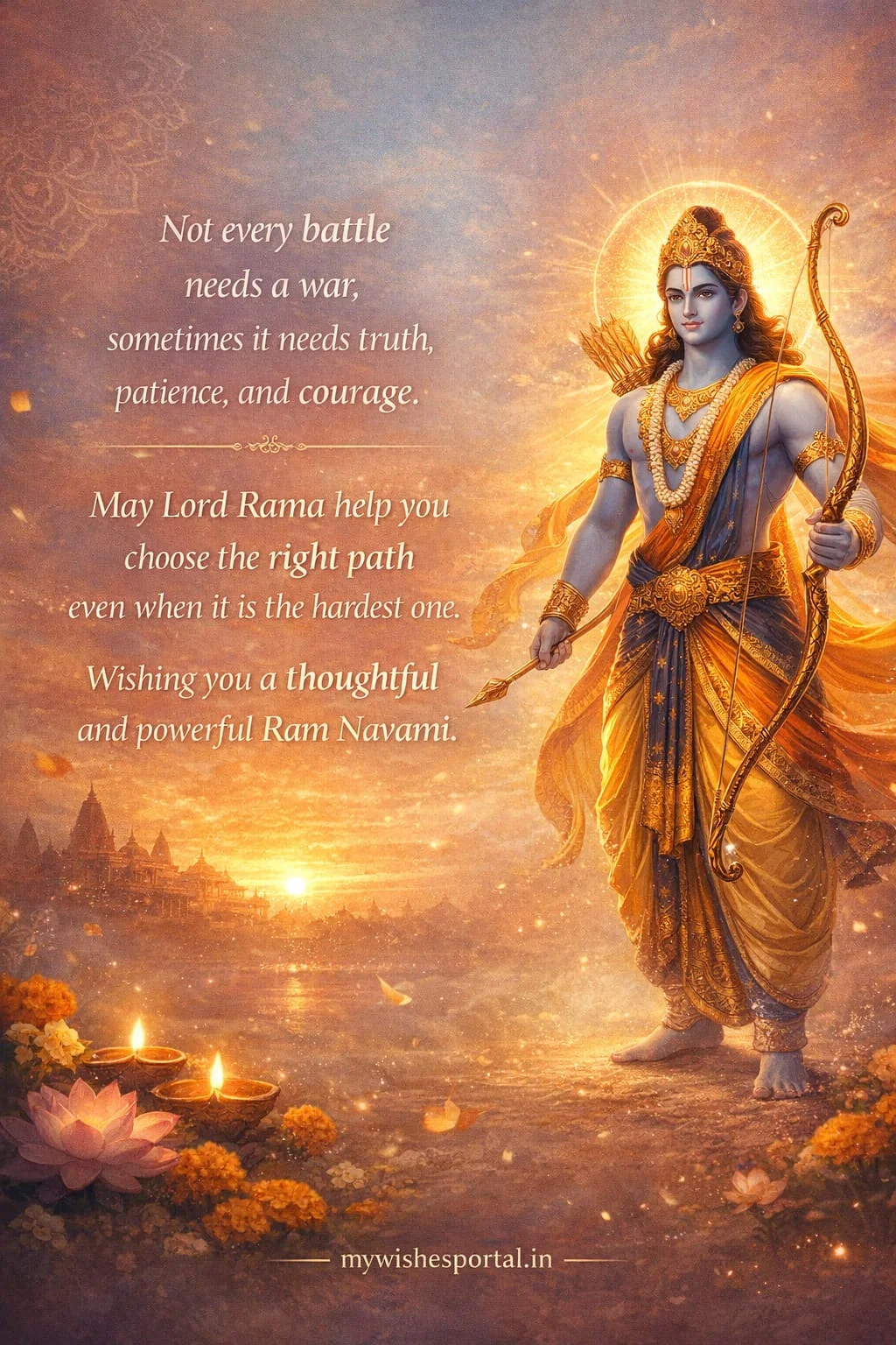 Happy Ram Navami festival HD image