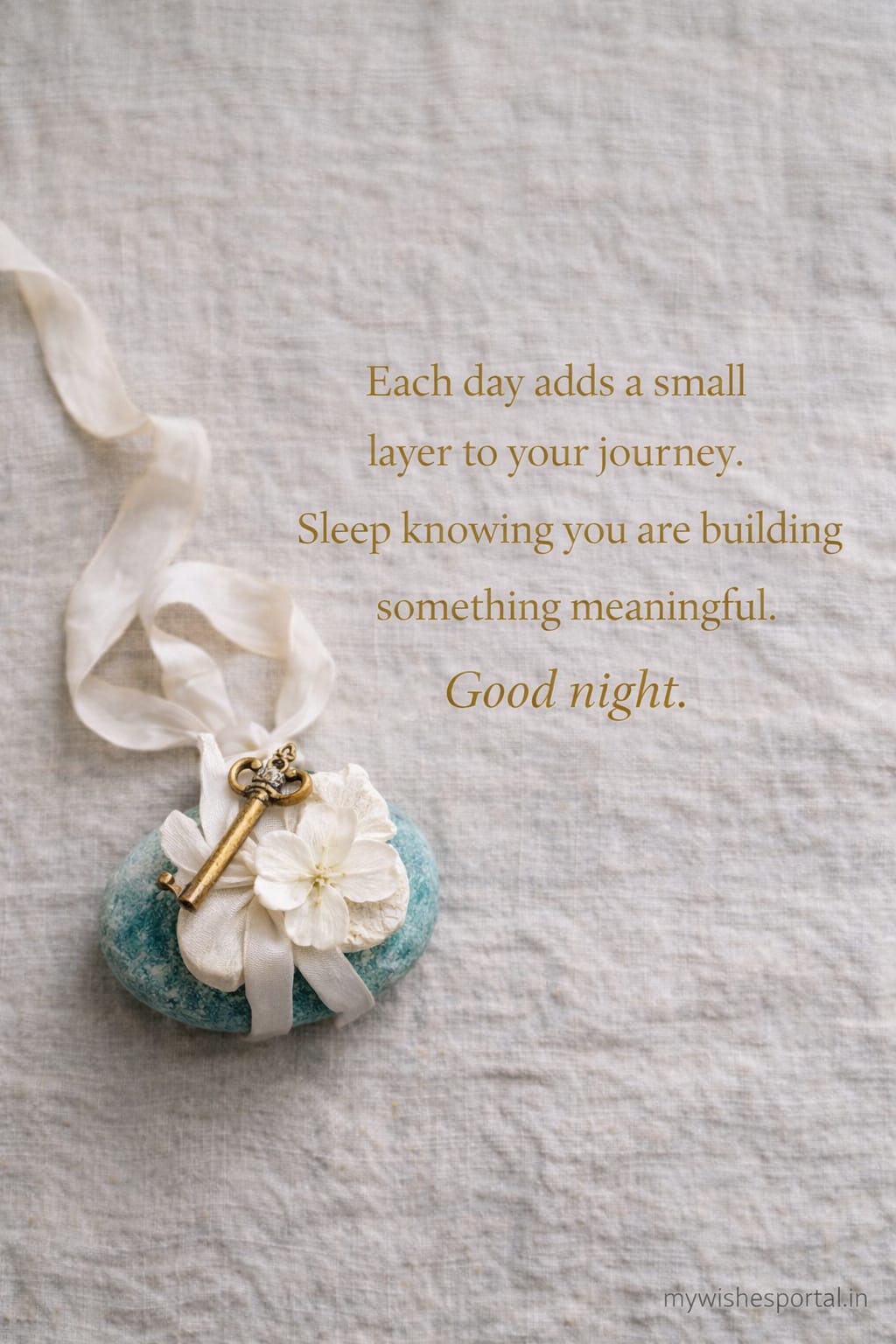 motivational good night quote about personal growth journey