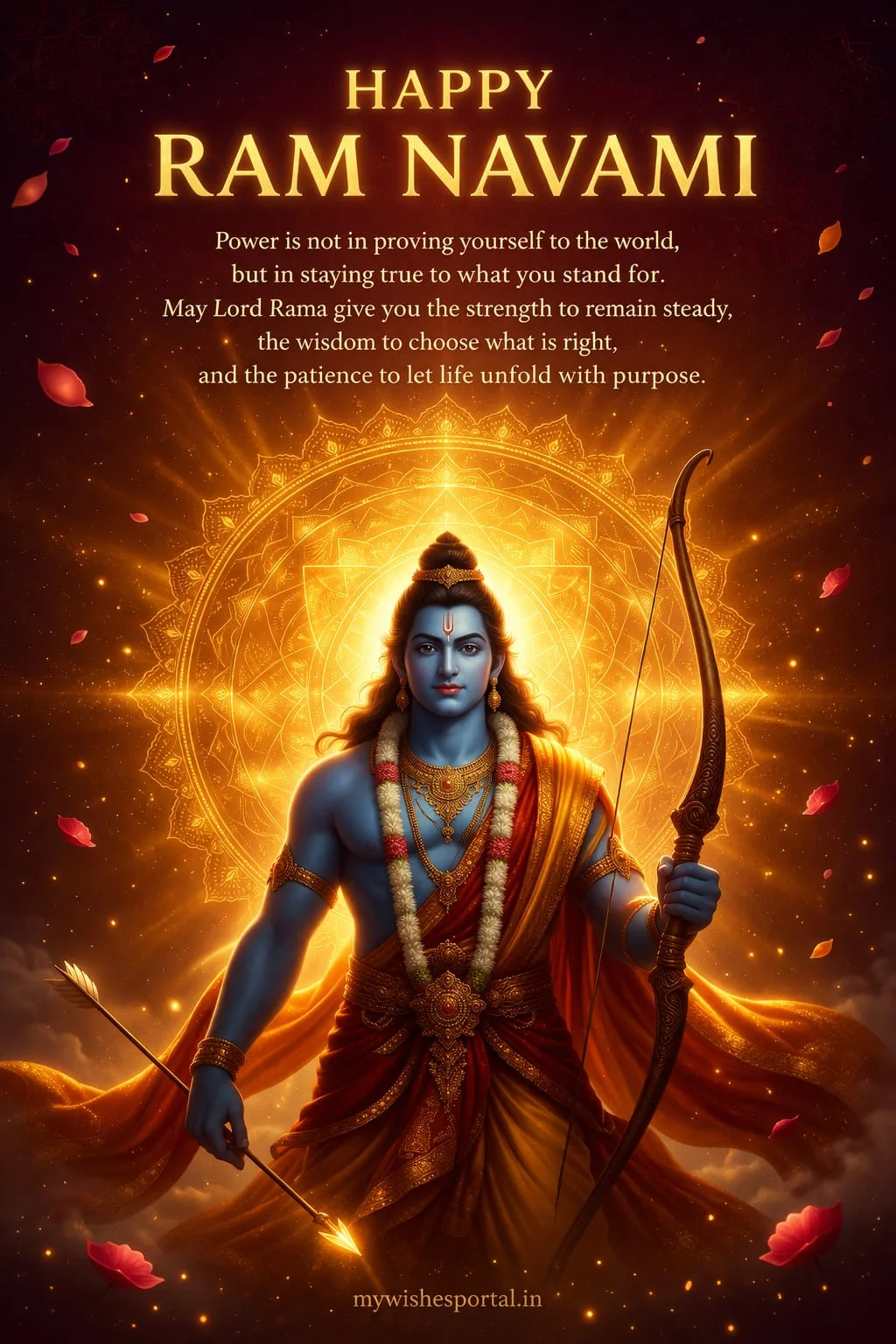 Ram Navami wishes 2026 HD image