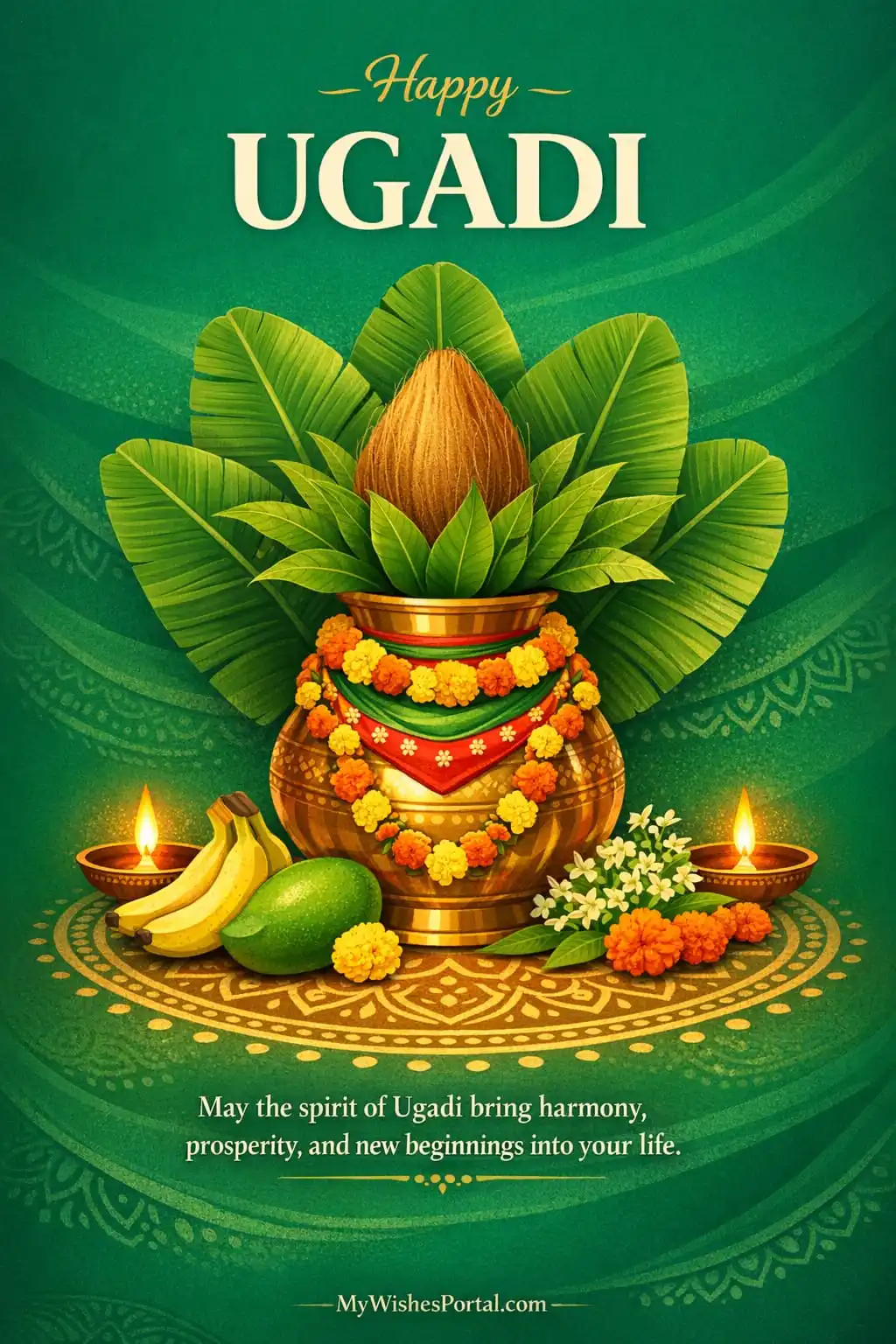 South Indian Ugadi celebration festival image