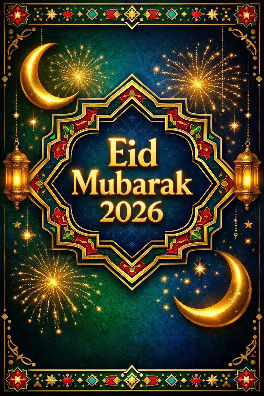 Eid Mubarak 2026 poster image