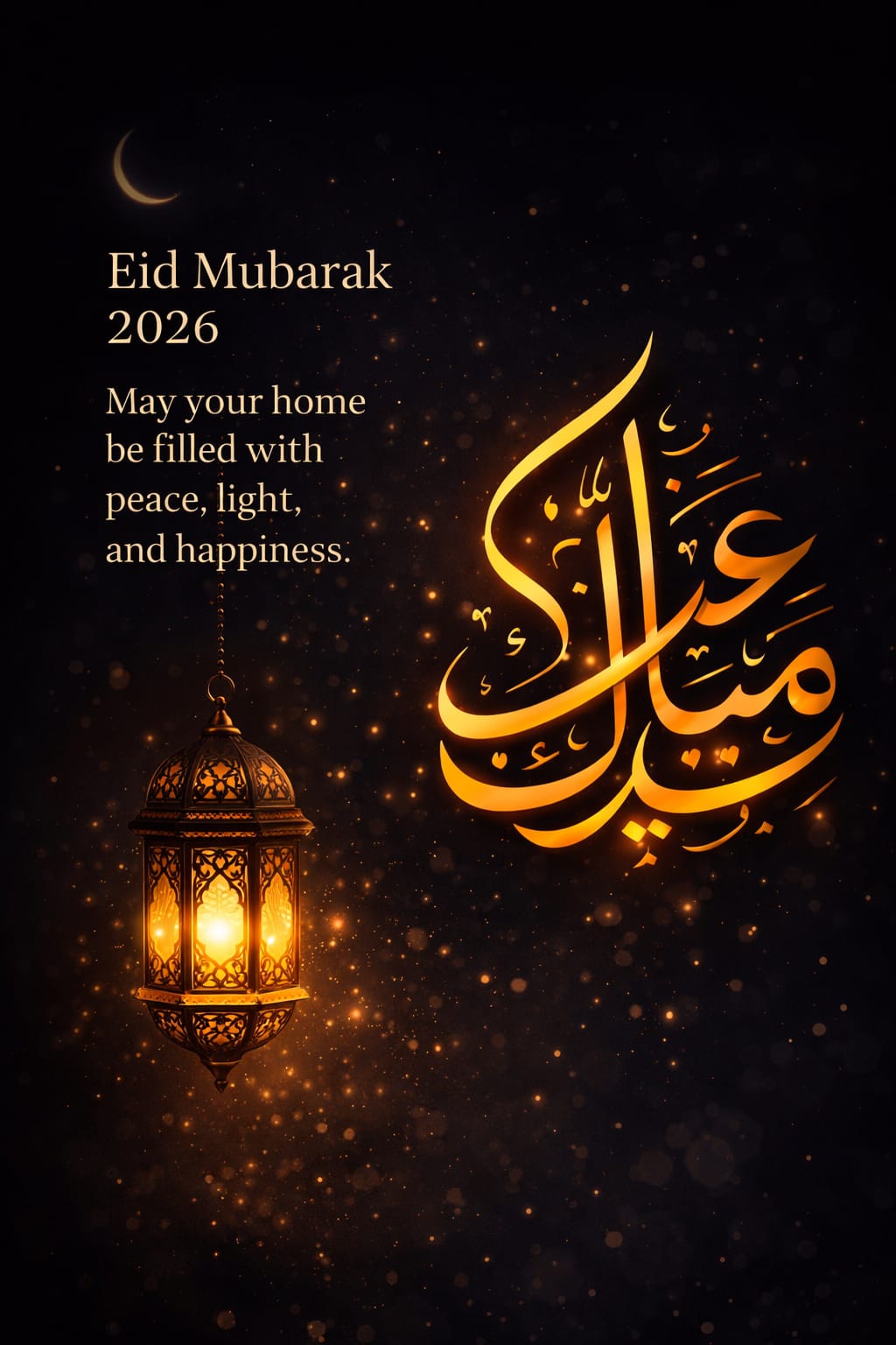 Eid Mubarak Islamic design 2026