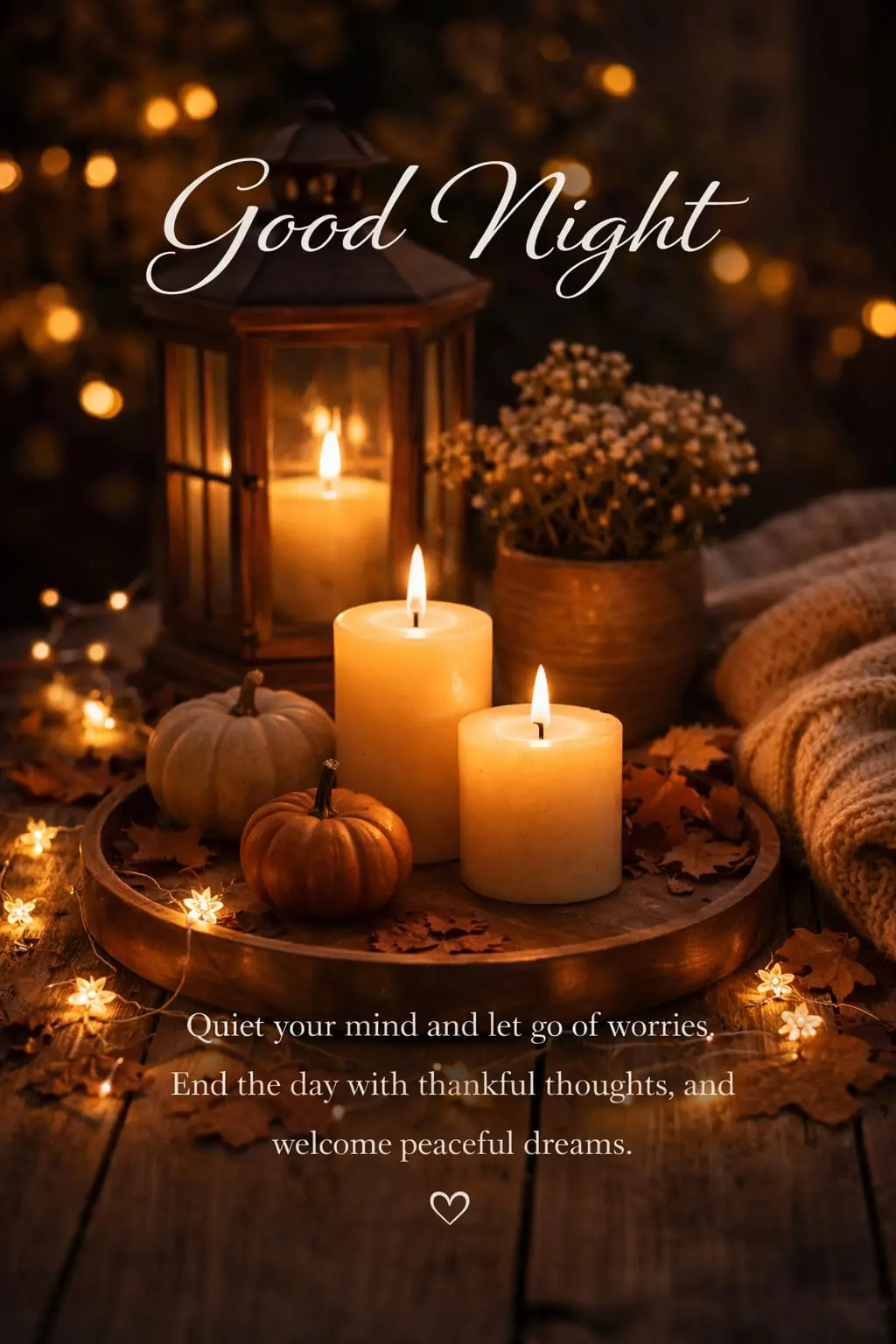 Sweet Good Night Message for Friend Image