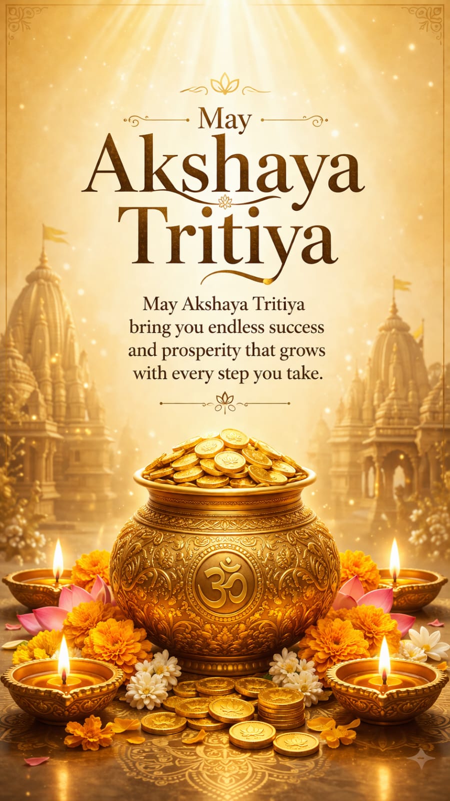 Akshaya Tritiya Wishes 2026 prosperity image 1