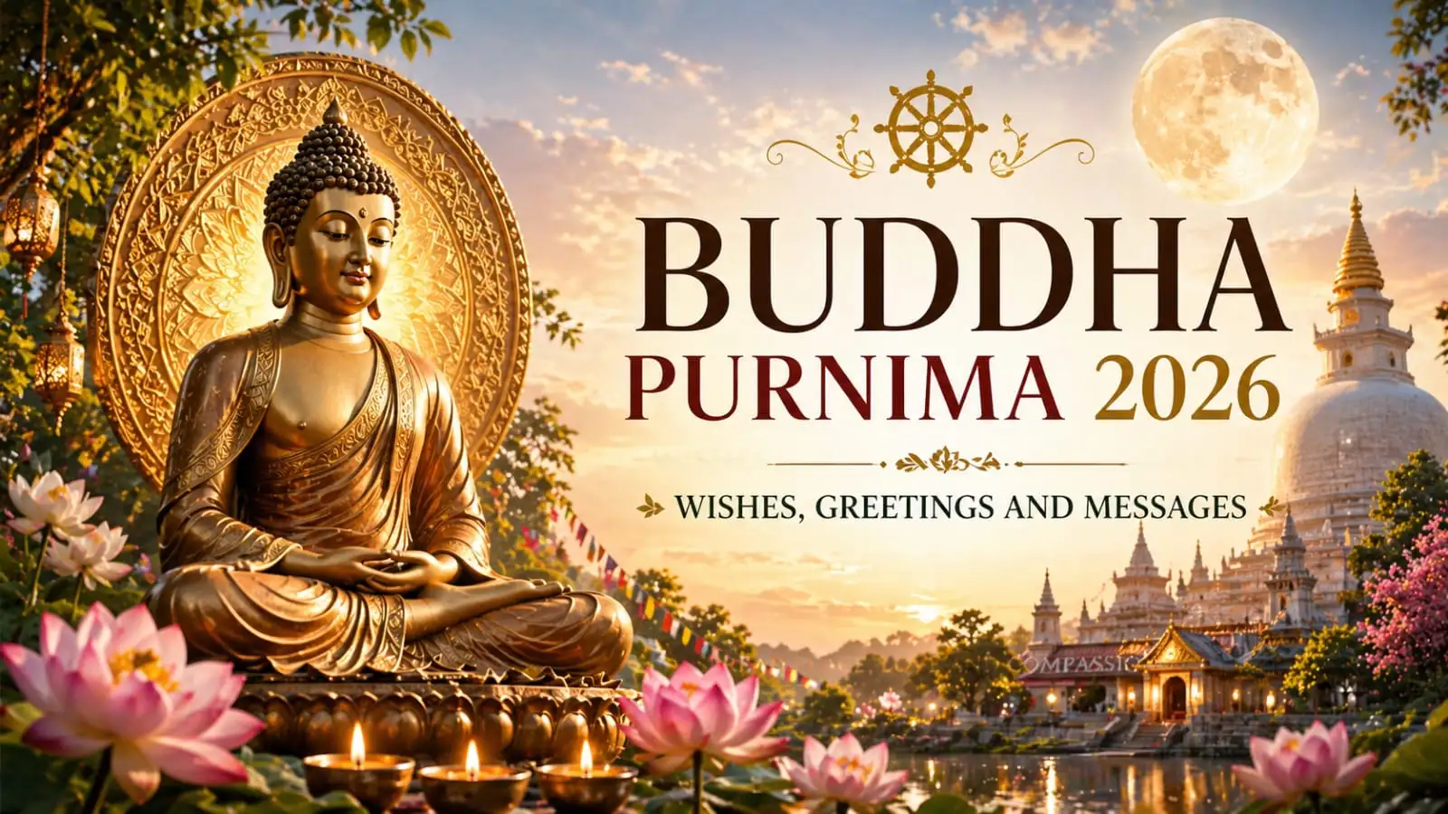 Buddha Purnima 2026 Wishes Featured Image
