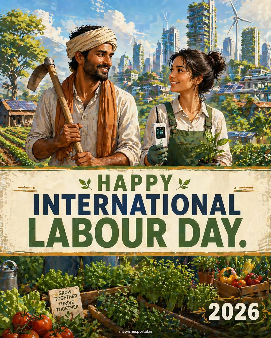 International Labour Day 2026 wishes image