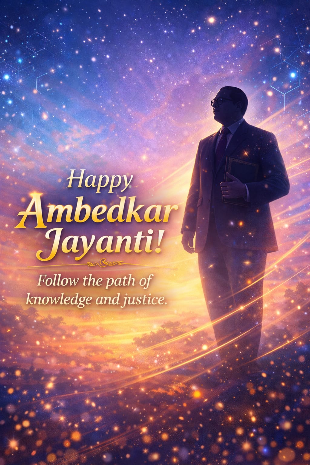 Happy Ambedkar Jayanti follow the path of knowledge and justice image
