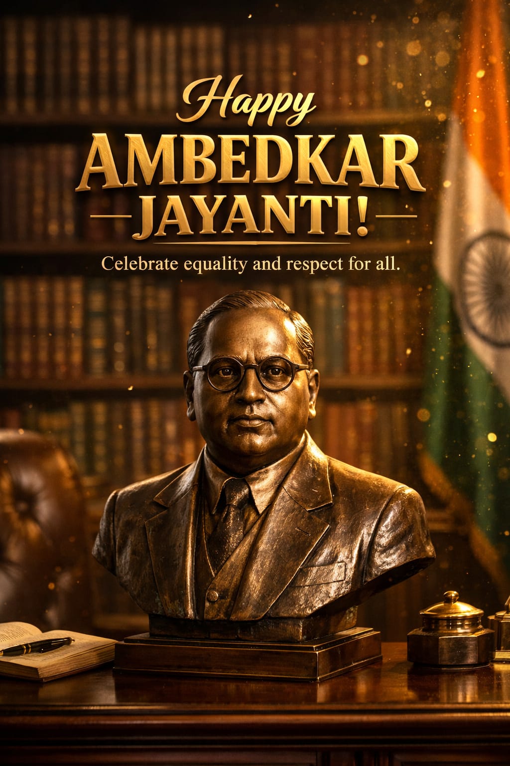 Happy Ambedkar Jayanti celebrate equality and respect for all image