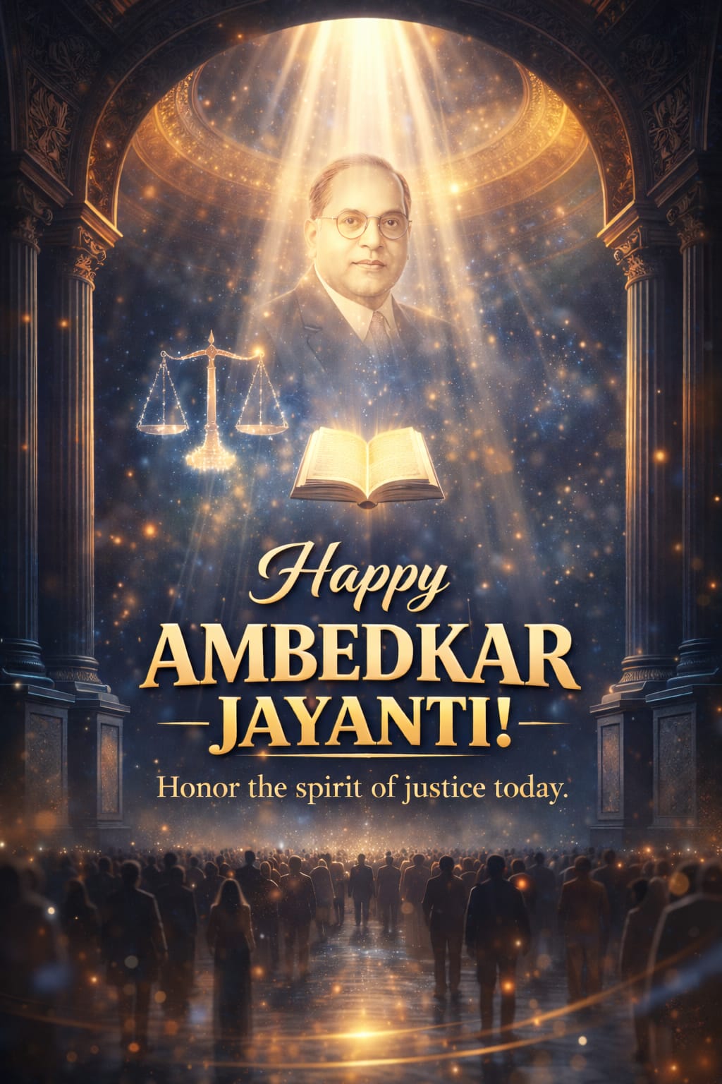 Happy Ambedkar Jayanti honor the spirit of justice today image