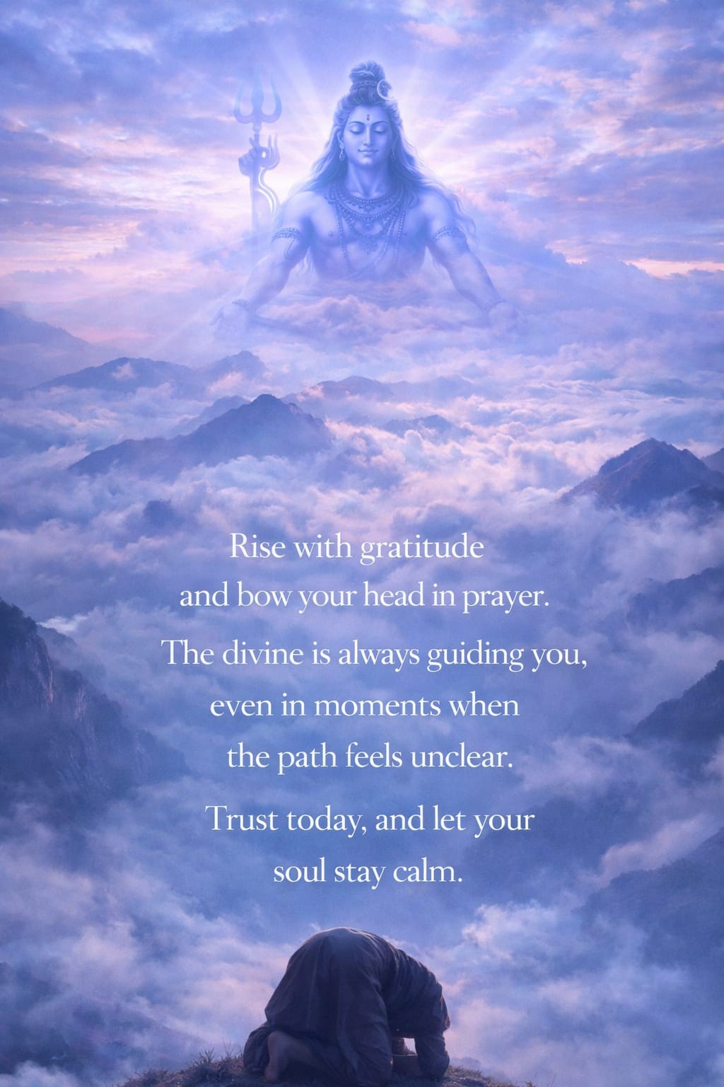 good morning gratitude prayer divine guidance