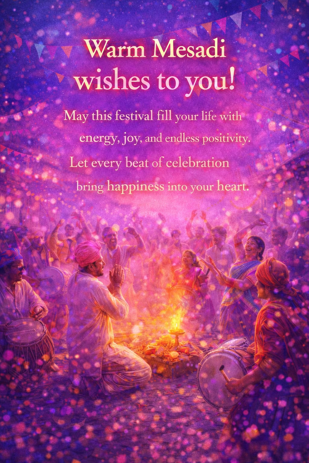 Mesadi harvest festival wishes image