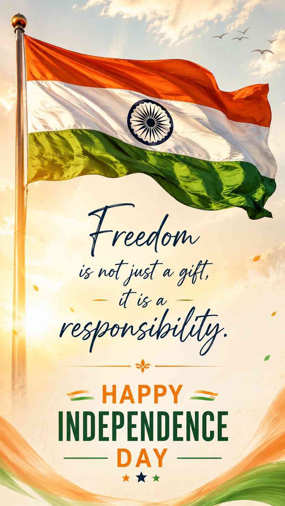 Independence Day 2026 patriotic wishes image