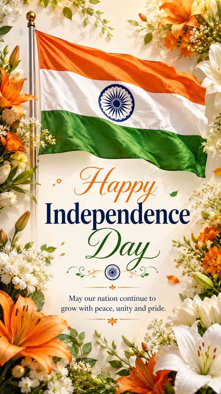 Independence Day 2026 Indian flag wishes greeting