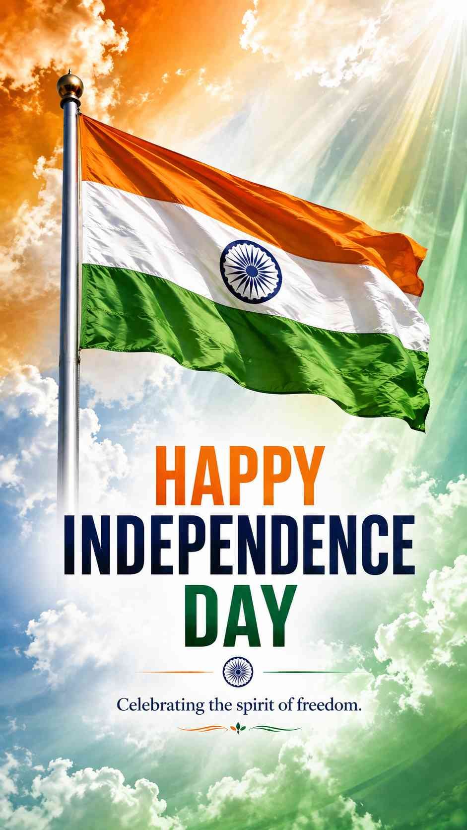 Happy Independence Day 2026 India wishes image