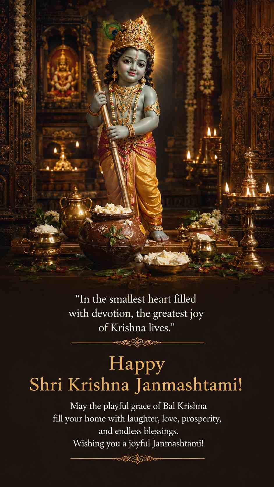 Shri Krishna Janmashtami 2026 Wishes