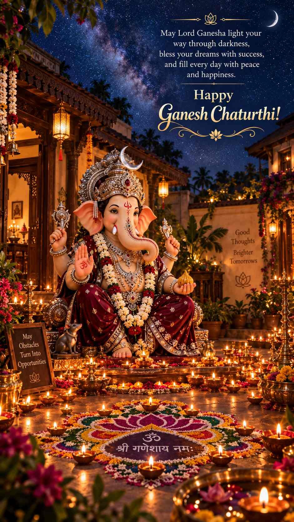 Ganesh Chaturthi 2026 wishes divine blessings