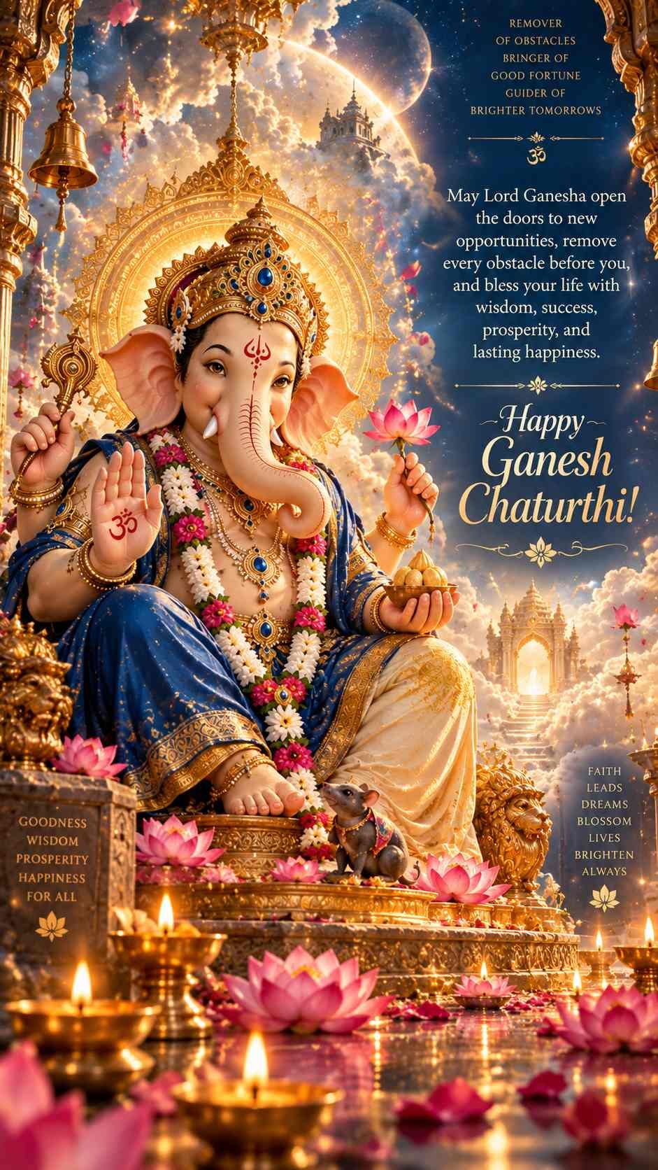 Ganesh Chaturthi 2026 wishes joyful Ganpati celebration