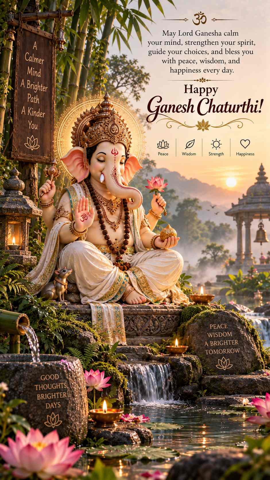 Ganesh Chaturthi 2026 wishes Lord Ganesha blessings