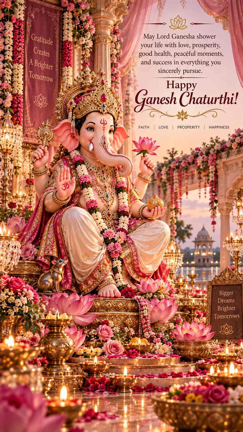 Ganesh Chaturthi 2026 wishes peaceful Ganesha