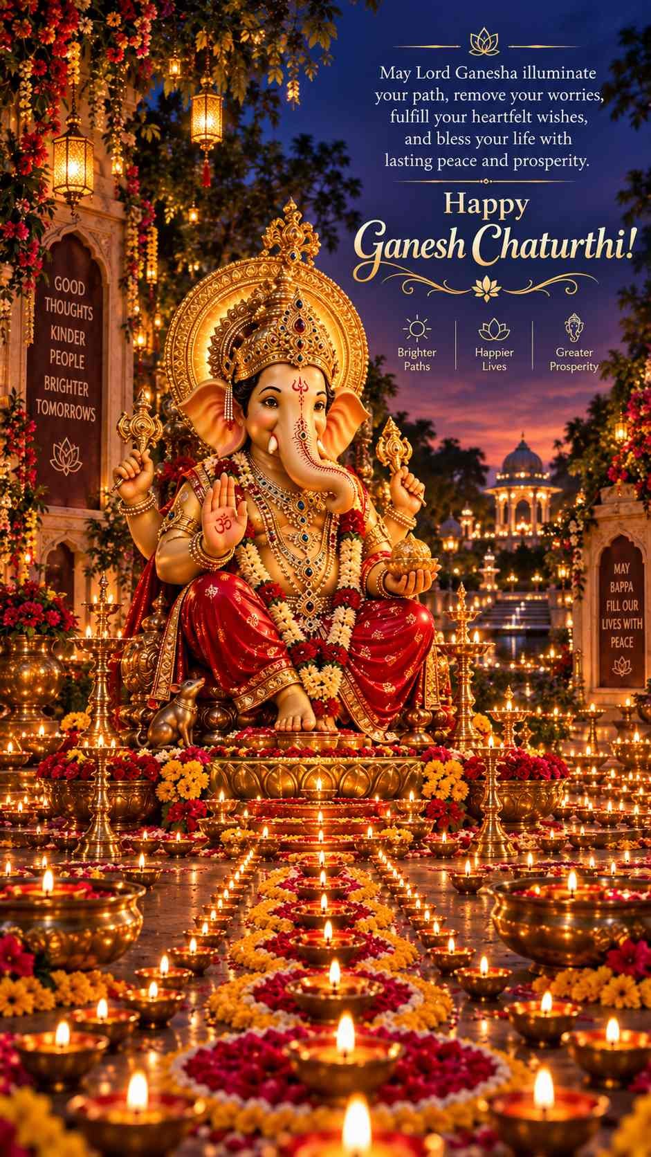 Ganesh Chaturthi 2026 wishes prosperity and success